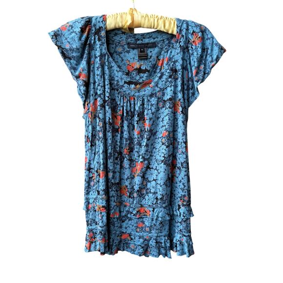 Vintage Marc By Marc Jacobs Floral Blouse 2000s Womens Medium - Picture 1 of 3